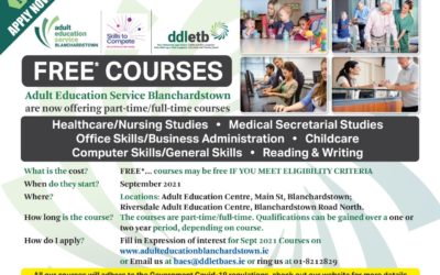 Free* Courses with Adult Education Service Blanchardstown