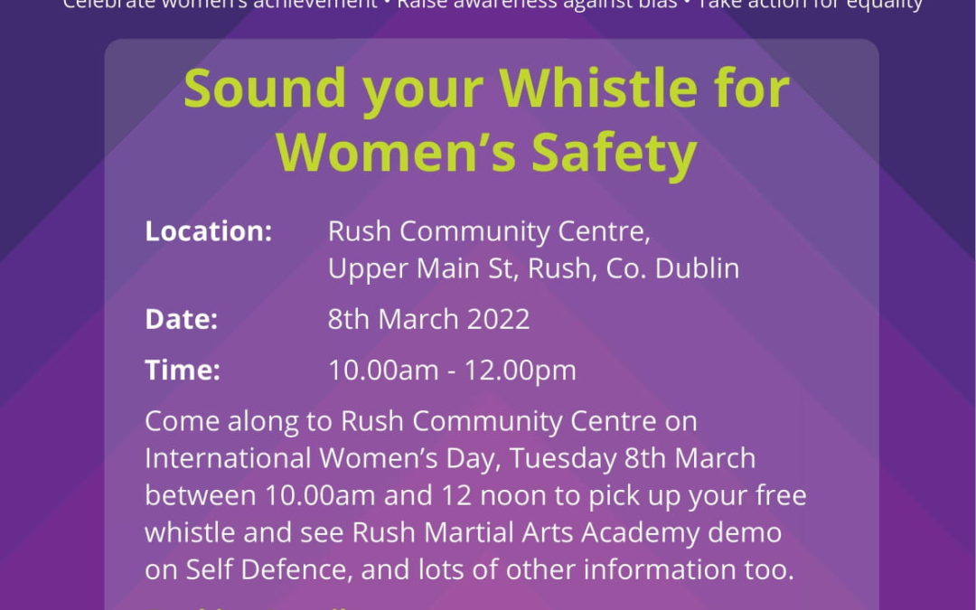 Sound Your Whistle for Women’s Safety
