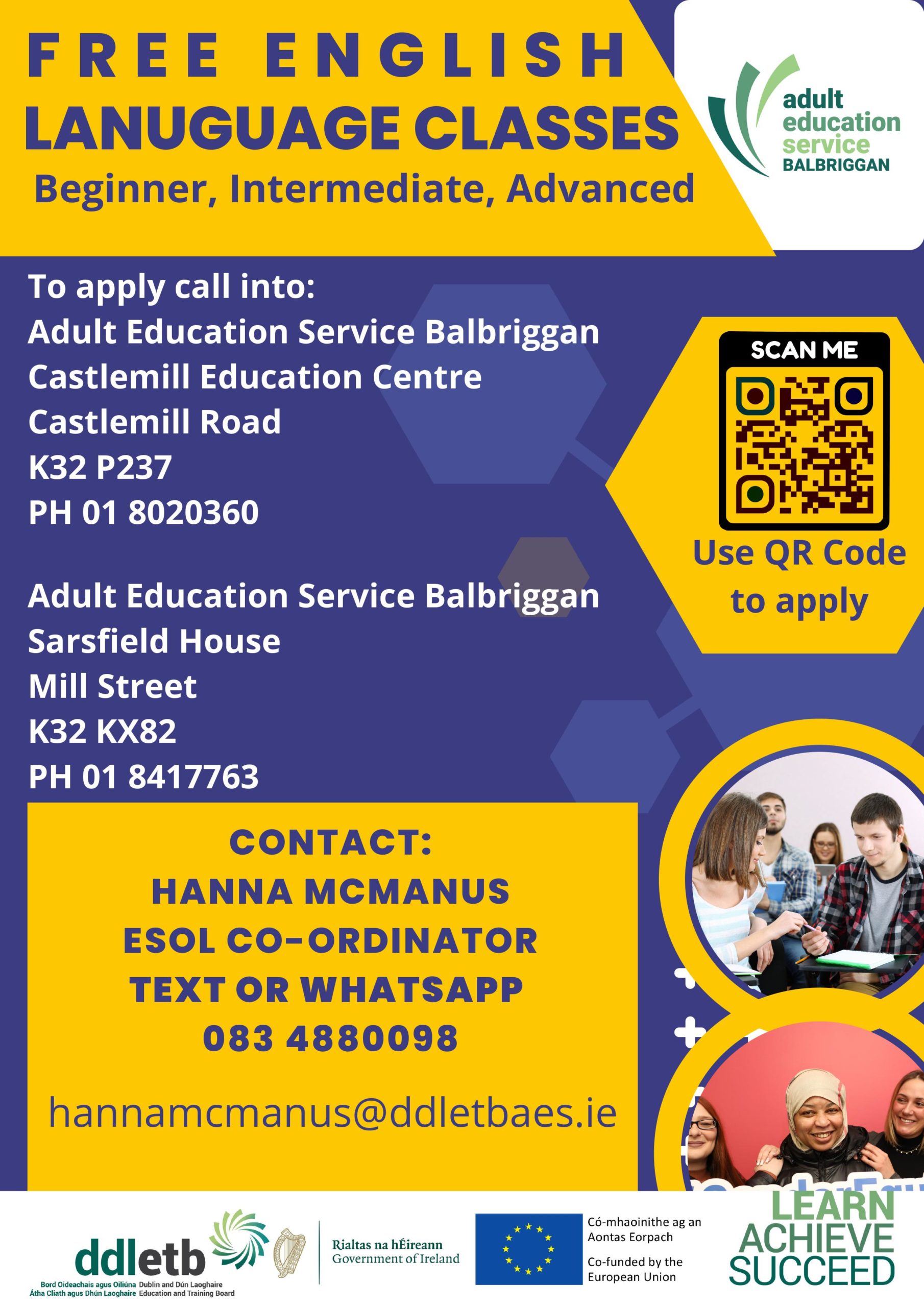 English Language Classes